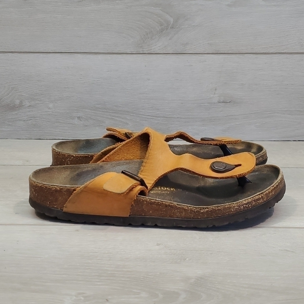 Birkenstock Women Outdoor Comfort T strap Sandals shoes sz 38 US 7